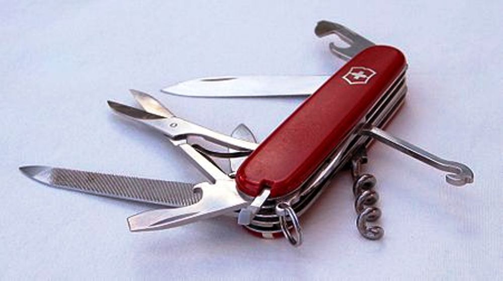 A 2018 swiss commemorative coin to celebrate the swiss army knife