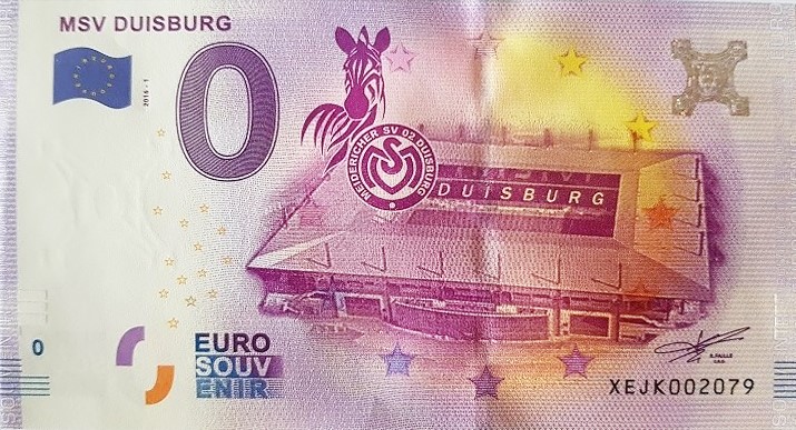 what worth zero euro souvenir banknotes collection?