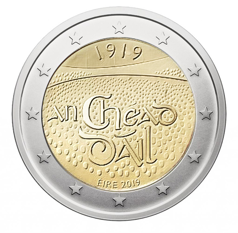 2 € commémorative 2019 Dáil Éireann - 2 euros 2019 - 2 euros commemorative 2019 - pièces commémoratives 2 euros 2019 - 2 euros commémoratives 2019 - 2 € commémorative 2019 - 2 euro 2019