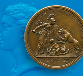 1776 Benjamin FRANKLIN’S LIBERTAS AMERICANA MEDAL, by Augustin DUPRE