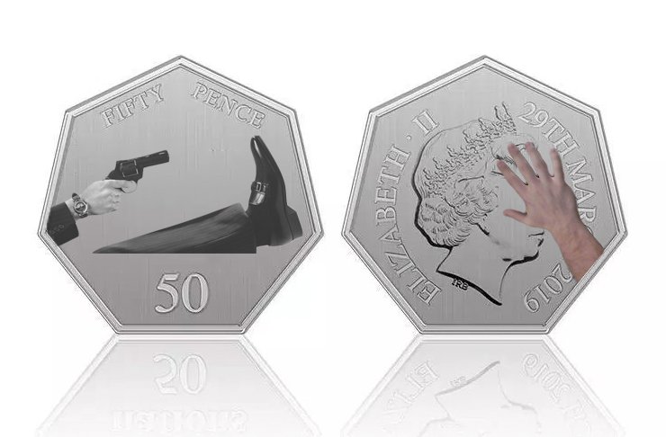 50p BREXIT coin from 2019 - Royal Mint