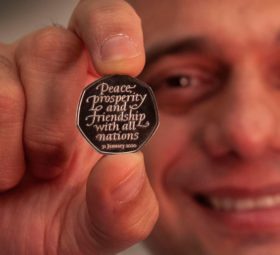 50p BREXIT coin from 2019 – Royal Mint