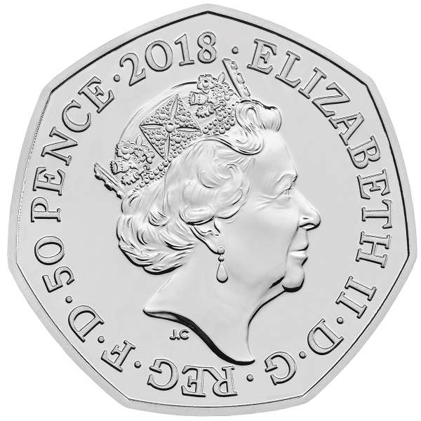 The Raymond BRIGG's SNOWMAN on a 2018 Royal Mint coin