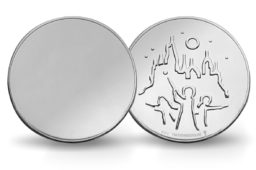 Médaille HARRY POTTER « pièce miroir » frappée par la KNM