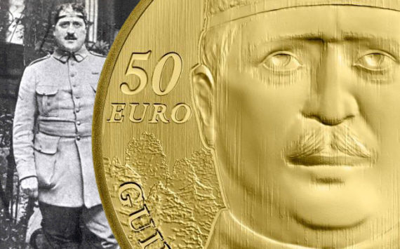 Pièces de 10€ et 50€ 1/4 OZ Or  Guillaume Apollinaire – Monnaie de Paris 2018