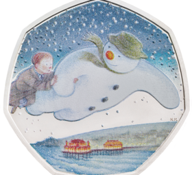 The Raymond BRIGG’s SNOWMAN on a 2018 Royal Mint coin