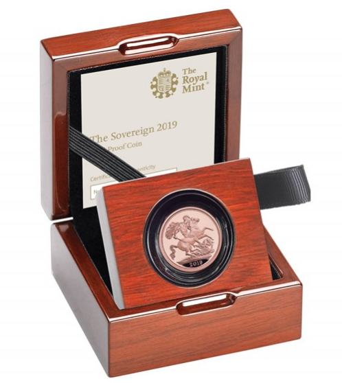 Royal Mint 2019 gold Sovereign Collection