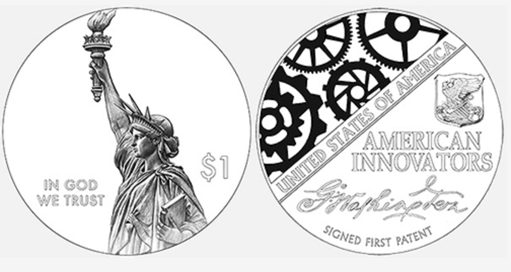 Nouvelles pièces commémoratives 1 dollar USA, émises le 14 décembre 2018