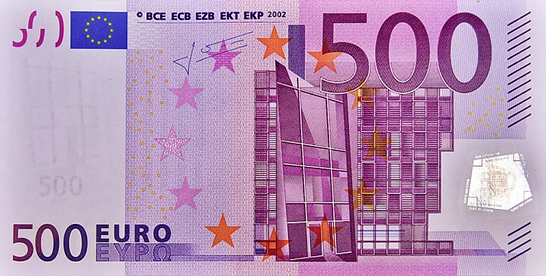 The end of the 500 euro banknote for January 2019 The end ...