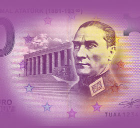 Zero euro ATATÜRK 2019 – Euro Souvenir Banknote