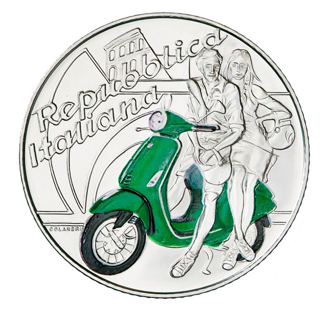 5 euro Vespa Italie 2019 - Forza VESPA!