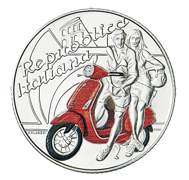 5 euro Vespa Italie 2019 - Forza VESPA!