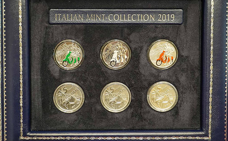 5 euro Vespa Italie 2019 - Forza VESPA!