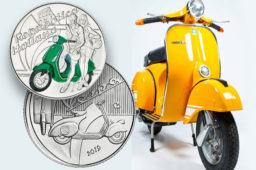 2019 €5 italian coin – FORZA VESPA!