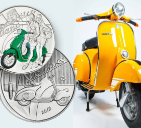 2019 €5 italian coin – FORZA VESPA!