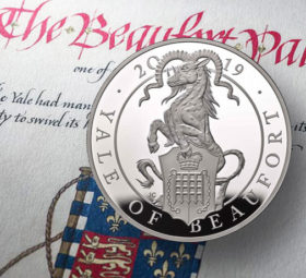 The Yale of Beaufort – Queen’s Beasts collection – Royal Mint 2019