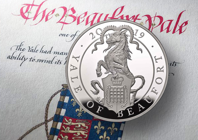 The Yale of Beaufort – Queen’s Beasts collection – Royal Mint 2019