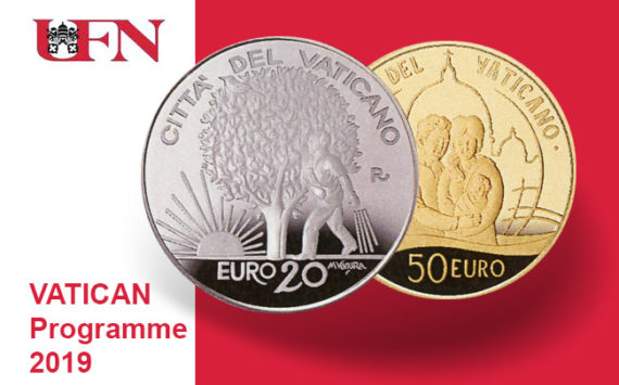 Programme numismatique 2019 du VATICAN