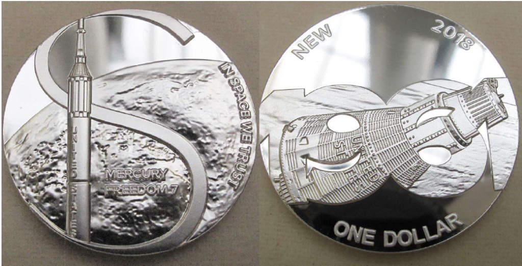 Decron coins, space coins soon for sale on Earth!