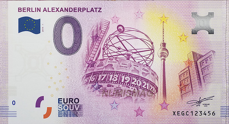 Billet zero euro Berlin AlexanderPlatz