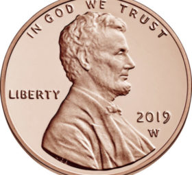 Top rarity: 2019 West Point Lincoln cent coin (W)