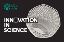 50 pence coin of Royal Mint dedicated to Stephen HAWKING