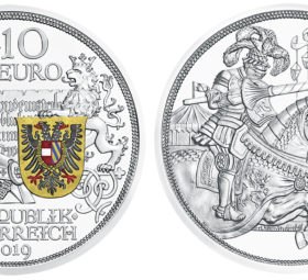 2019 austrian Knights’ Tales series – €10 Chivalry coin