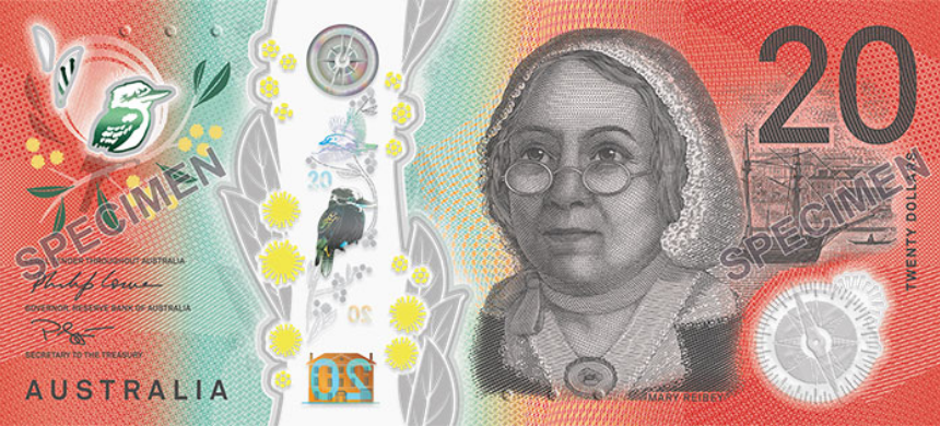 Un medecin volant sur le nouveau billet 2019 de 20 dollars australien