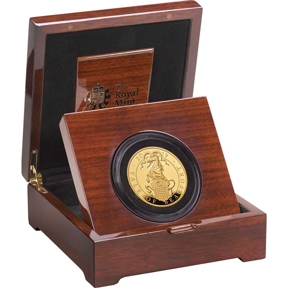 Five-Ounce Gold Proof Coin-The Yale of Beaufort - Queen’s Beasts collection - Royal Mint 2019