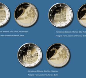 Germany: 2020 to 2022 €2 commemorative coins – “Bundesländer” series
