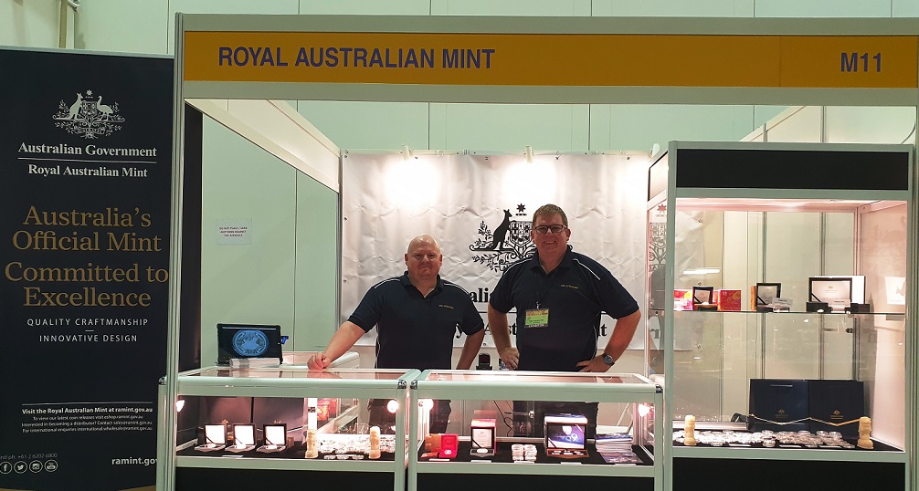 Impressions of Royal Australian Mint on 2019 Singapore coin fair