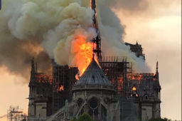 Notre Dame de Paris on fire!