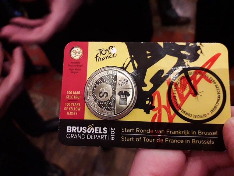 Belgian Royal Mint celebrates 2019 Tour de France with a coin