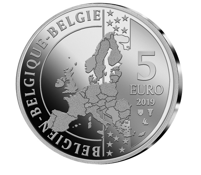 5€ 2019 Monnaie Royale de Belgique - Débarquement du 6 juin 1944