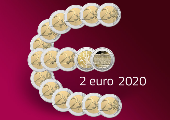 Commemorative 2 euro coins 2020