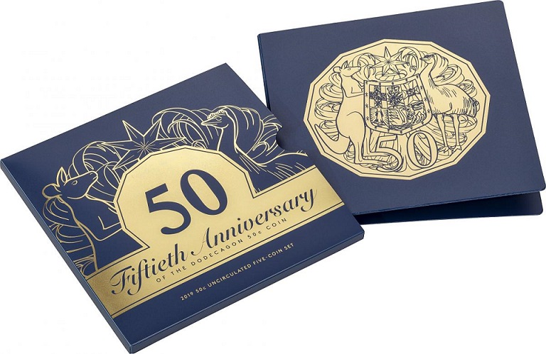 Australia celebrates 50th anniversary of 50 cents with a special coin set