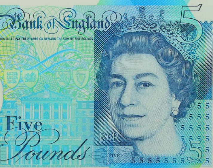 5 pounds Great Britain 2016