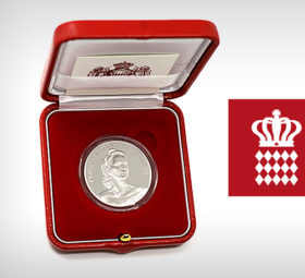 2019 MONACO €10 silver coin Princess GRACE
