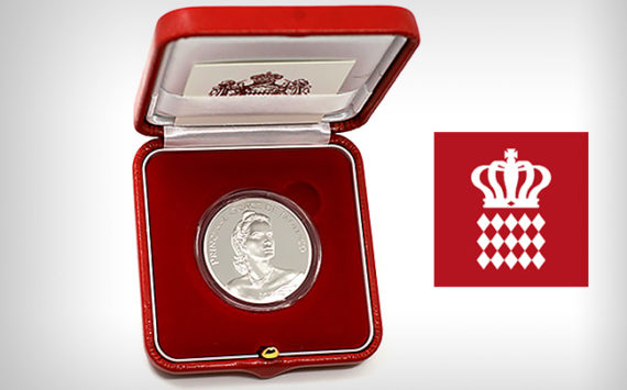2019 MONACO €10 silver coin Princess GRACE