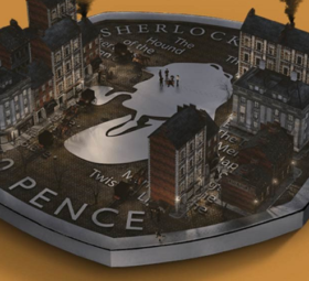 50 pence Sherlock HOLMES struck by Royal Mint