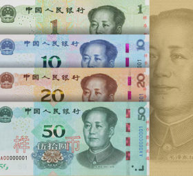 The New Banknotes Chinese Central Bank 2019