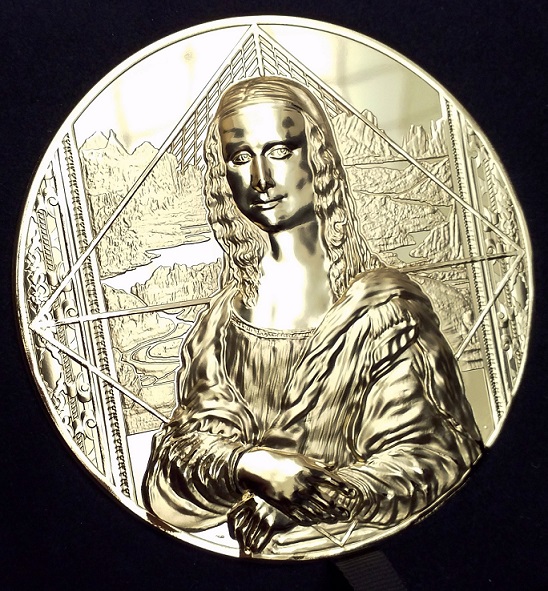 Une monnaie d'exception d’un kilo d'or - La Joconde monnaie de Paris 2019 - LA JOCONDE MONNAIE DE 1 KG OR