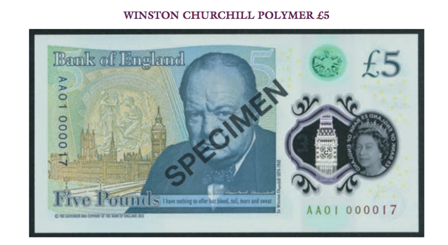 How much may worth a 2016 Churchill Fiver?