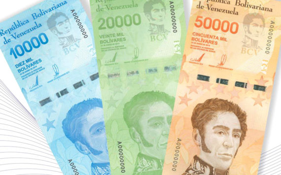 Venezuela – émission de 3 nouvelles grosses coupures de 10 000, 20 000 et 50 000 bolivars