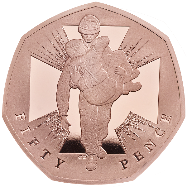 The Royal Mint celebrates 50 Years of the 50pence - 2019 Military Set