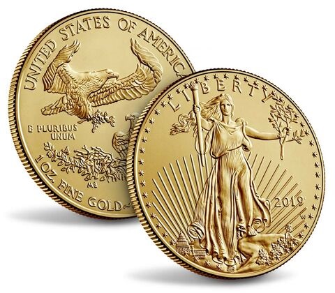 2019 UNC USD 50 - SAINT GAUDENS Gold double Eagle