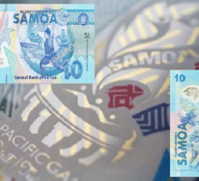 2019 SAMOA new 10 tala commemorative banknote – XVI Pacific Games