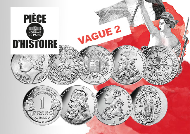 Pièce d’histoire avec Stéphane Bern – vague 2 – Monnaie de Paris 2019