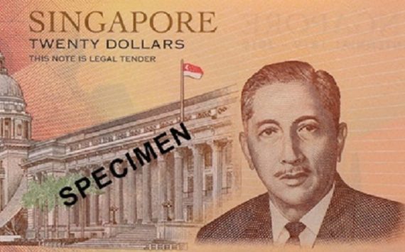 2019 Singapore 20 dollars commemorative banknote – Singapore Bicentennial