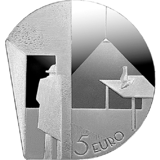 Latvia 2019 €5 "Niklāvs Strunke" silver coin